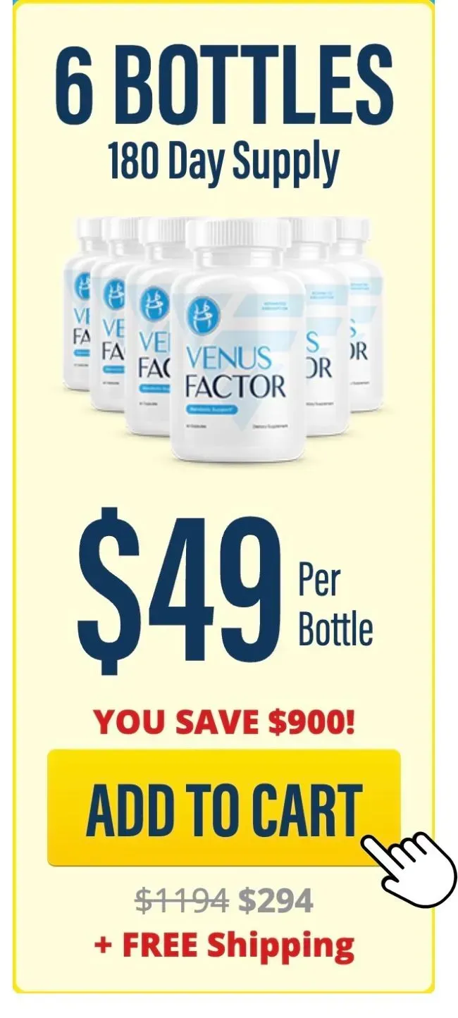 Venus Factor 6 Bottles pricing