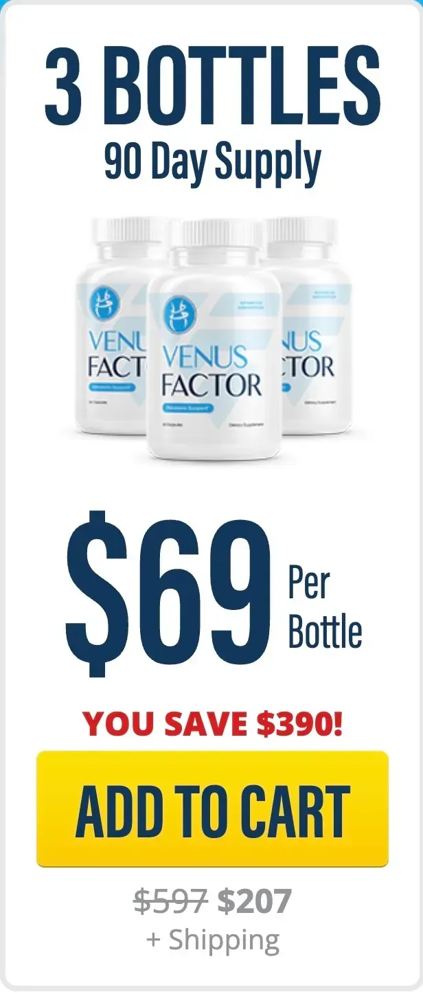 Venus Factor 3 Bottles pricing